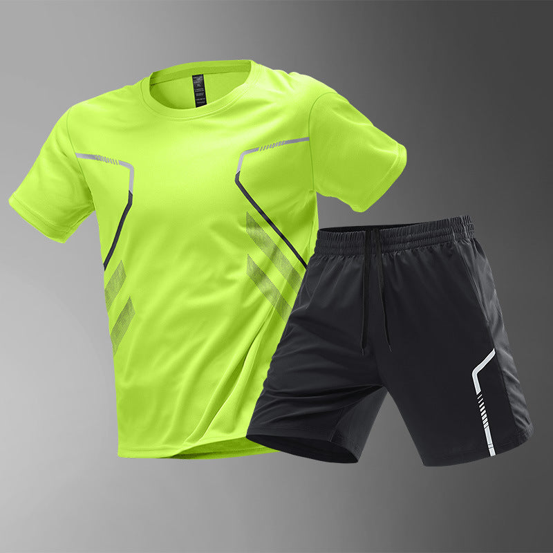 Men's T-shirts Sports Running T-shirt Color Block Men