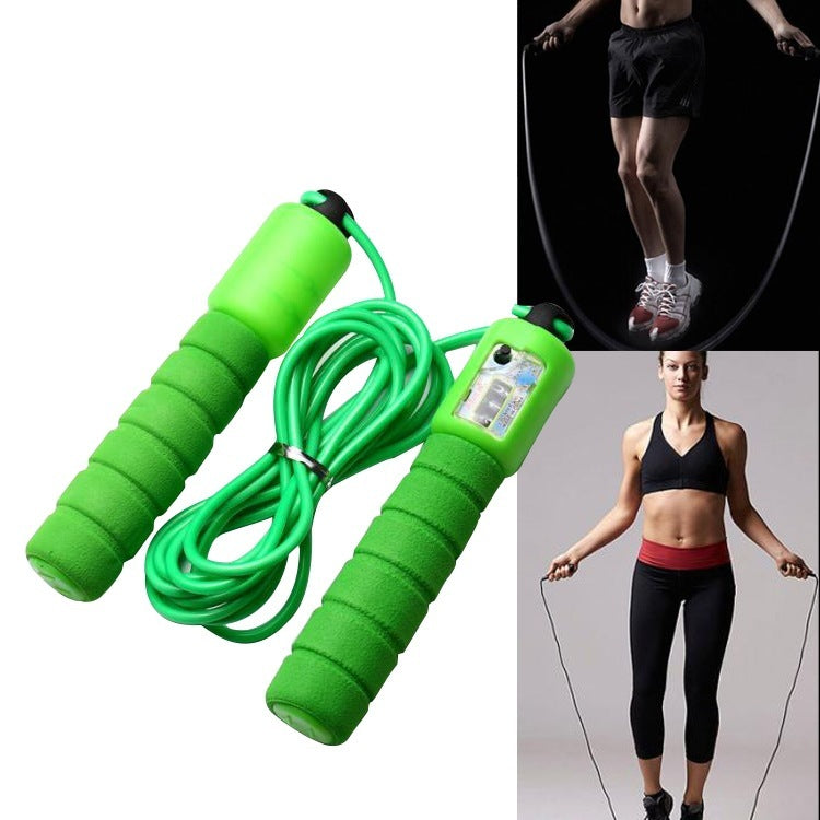 Skipping Rope With Counter Adjustable Length Counter