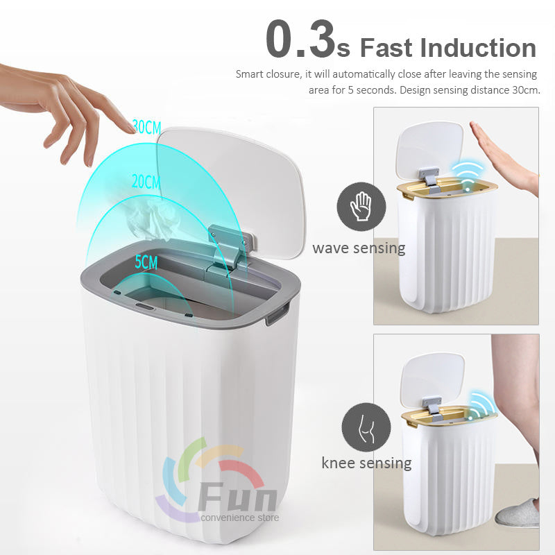 Smart Trash Can With Lid Smart Trash Bin