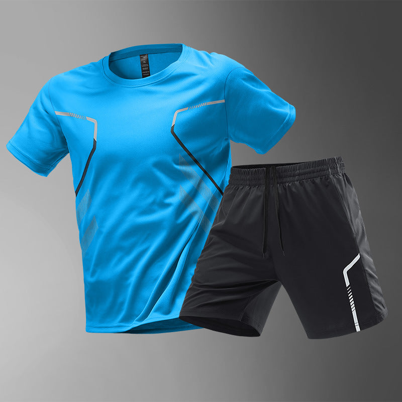 Men's T-shirts Sports Running T-shirt Color Block Men