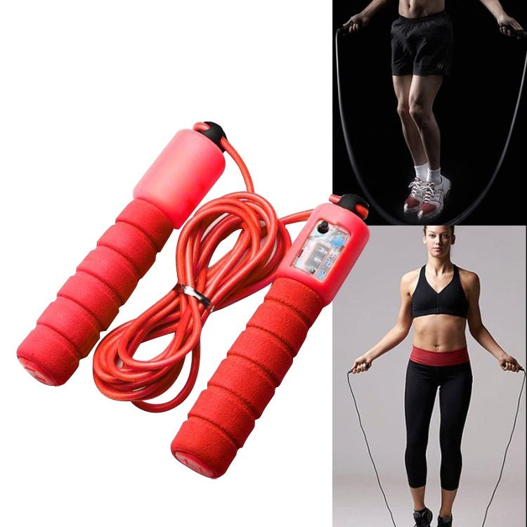Skipping Rope With Counter Adjustable Length Counter