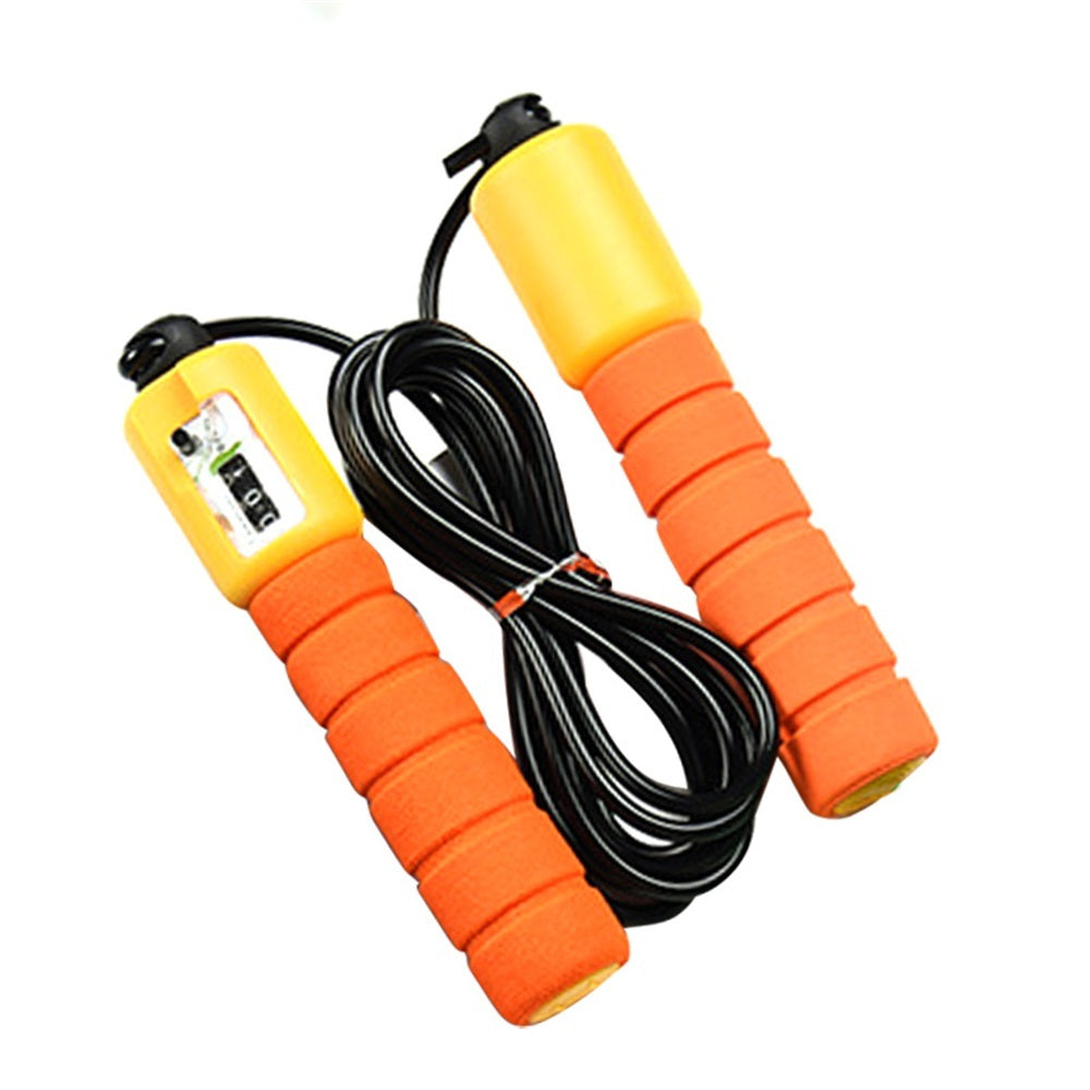 Skipping Rope With Counter Adjustable Length Counter