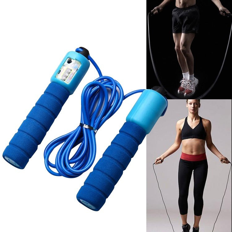 Skipping Rope With Counter Adjustable Length Counter