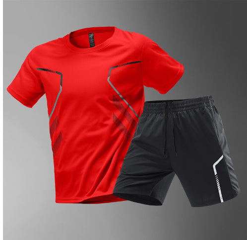 Men's T-shirts Sports Running T-shirt Color Block Men