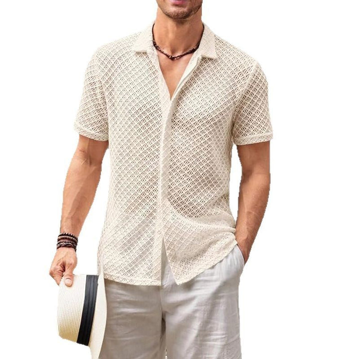 Summer Shirt Tops Beach Men Clothing