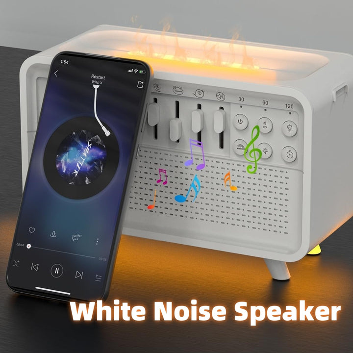 3 In 1 Bluetooth Speaker White Noise Sleep Night Light