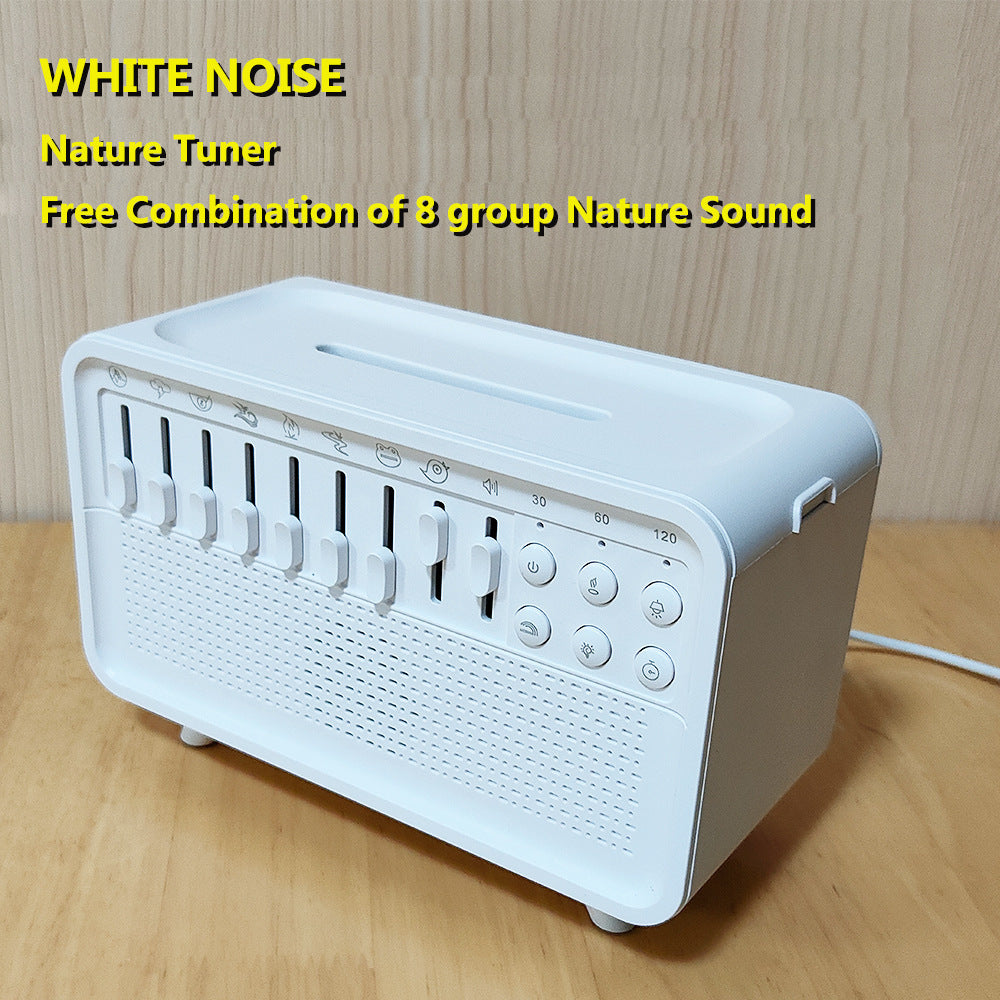 3 In 1 Bluetooth Speaker White Noise Sleep Night Light
