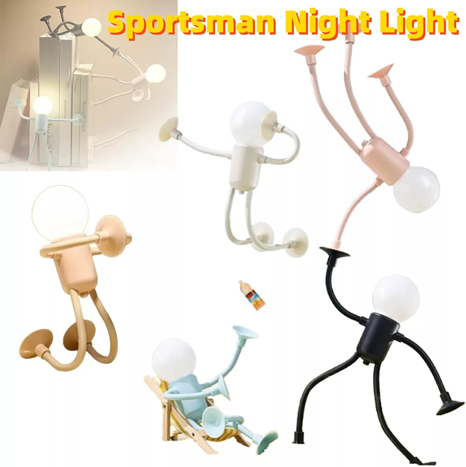 Desk Lamp Ornament Vacuum Suction