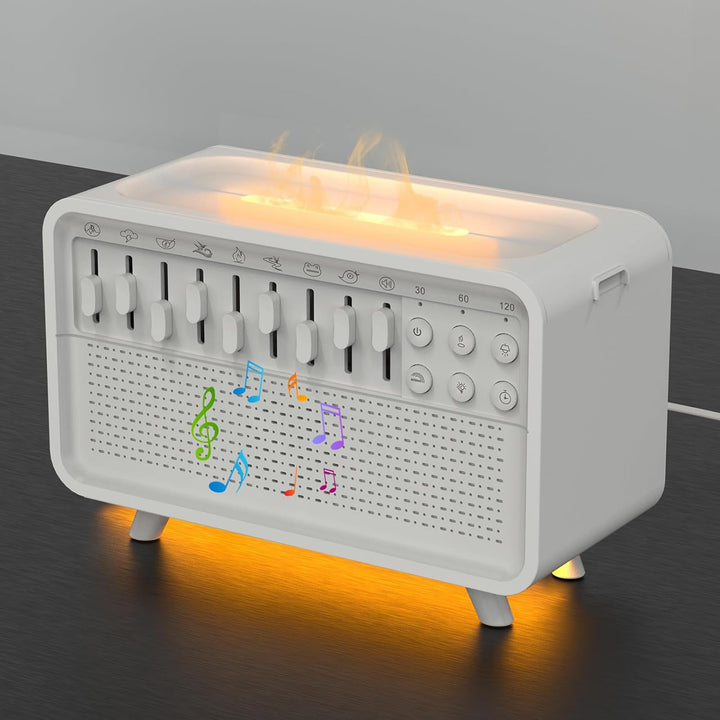 3 In 1 Bluetooth Speaker White Noise Sleep Night Light