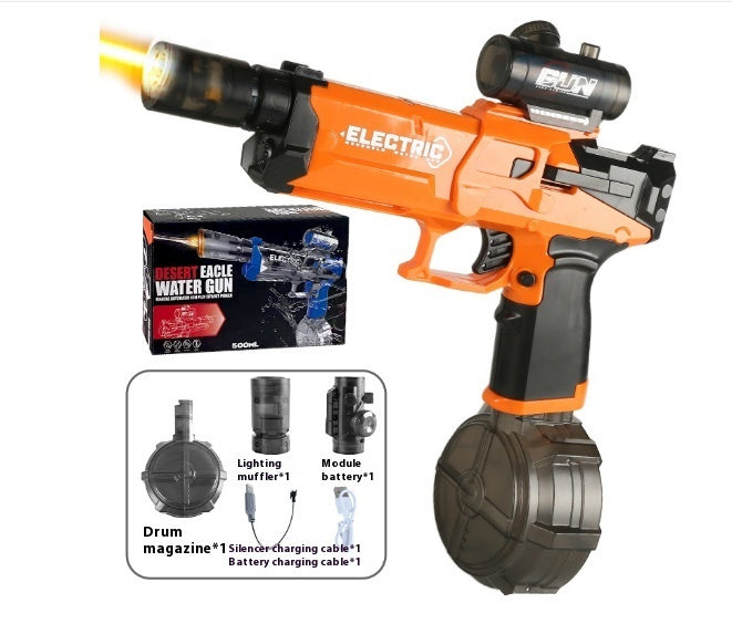 Fire Rat Electric Water Pistol Cool Light Full Automatic Water Spray Gun