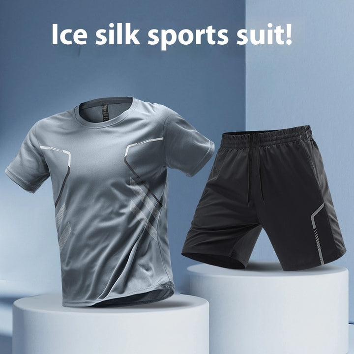 Men's T-shirts Sports Running T-shirt Color Block Men