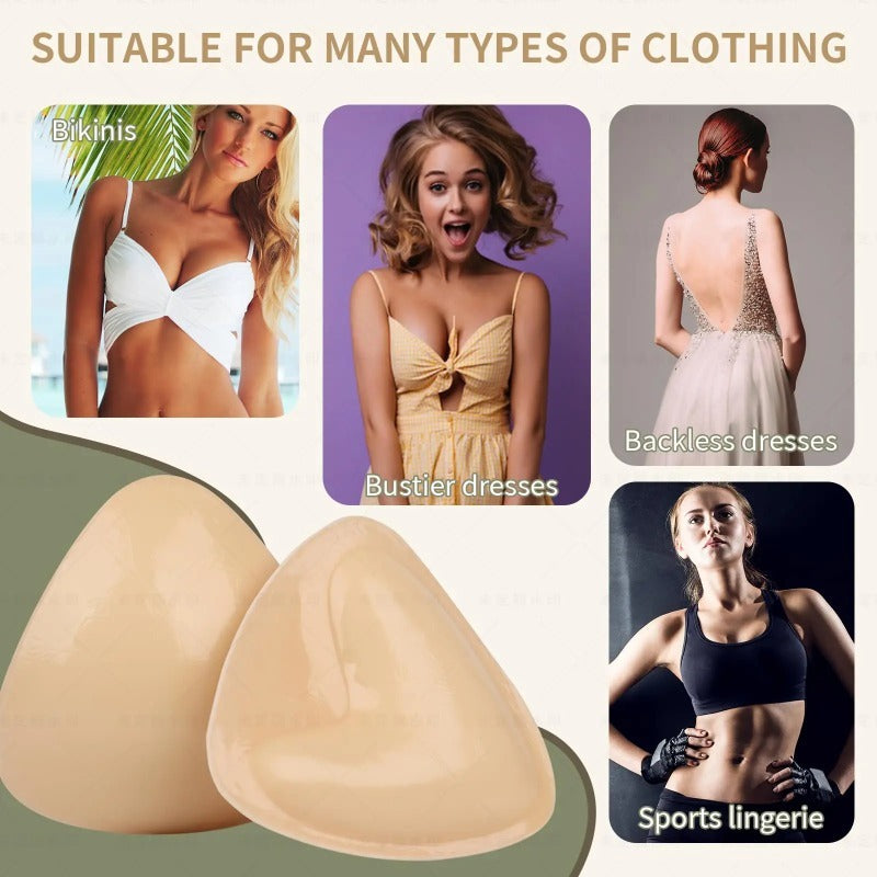 Double Sided Adhesive Sticky Bra Inserts Push Up